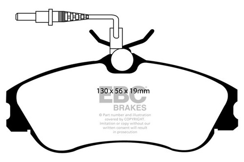 Ebc greenstuff front brake - ebc,