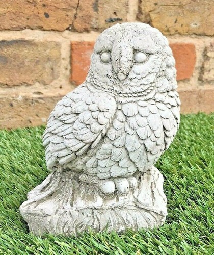 Stone owl bird rock - stone, on