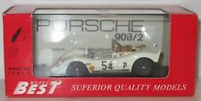Model Best 1:43 9041 White Porsche 908/2 #54 3rd Brands Hatch 1969 Mitter/Schütz