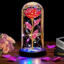 Eternal Rose in Glass Dome LED