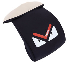 Fendi Stroller Monster Motif Footmuff With Straps Made In Italy