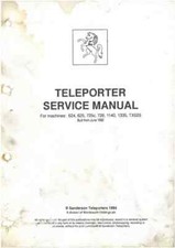 Sanderson Teleporter Telehandler 624 625 725 726 1140 1335 TX525 Workshop Manual