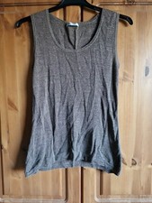 Artigiano Strappy Top Size UK 10 Very Good Condition In Brown Ramie Mix