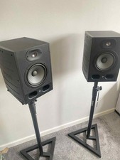 Focal Alpha 65 6.5-inch Active Powers Studio Monitors Speakers + Stands Pair