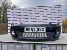 FORD FIESTA HATCHBACK ZETEC 5DR MK6 FL 2007 PANTHER BLACK FRONT BUMPER MARKS