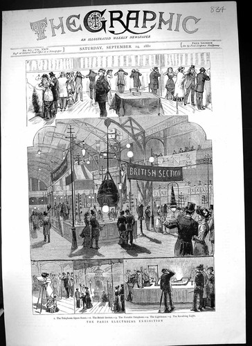Old 1881 paris electrical - 1881,