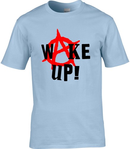 Political mens shirt - wake, up