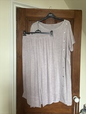 Ladies Dusky Pink 2 Piece Top