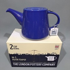 The London Pottery Company Hi-T Filter Tea pot Blue