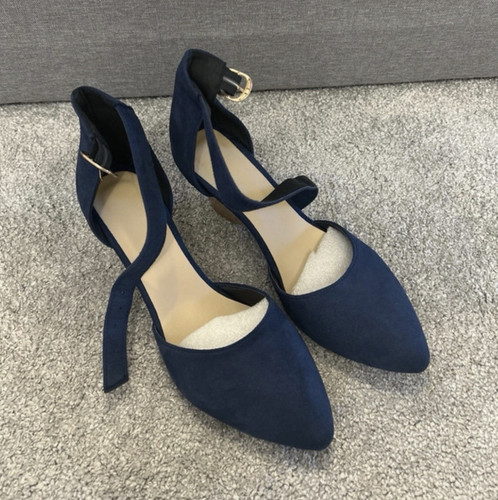Women navy faux suede - navy,