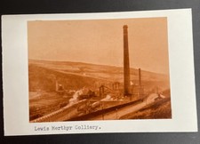 OLD PHOTO POSTCARD LEWIS MERTHYR COLLIERY UNUSED 