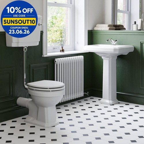 Bathroom suite toilet sink - bathroom, &