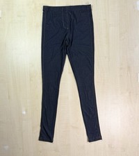 Topshop Navy Cotton Legging