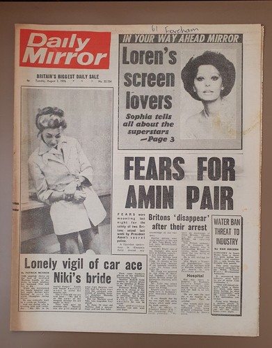 Daily mirror newspapers 1976 - newspapers,