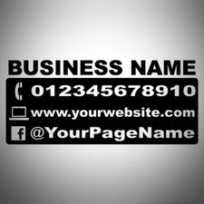 Business sign decal - business, sticker