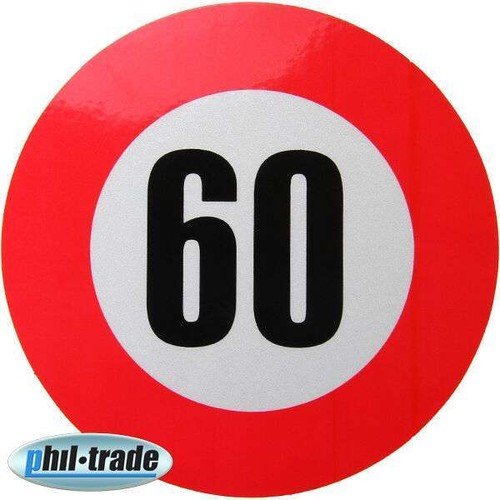 Speed sticker decal - 60, km/h