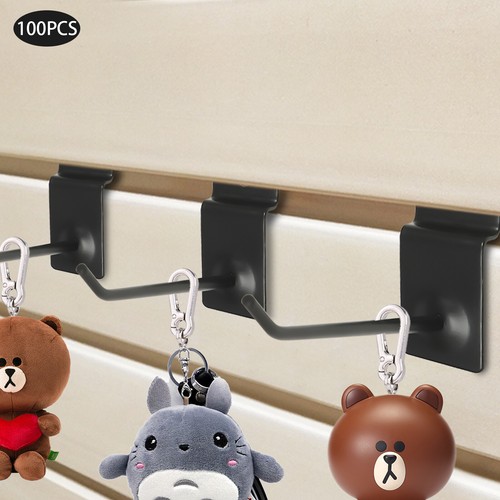 100x slatwall hooks 10cm - slatwall,