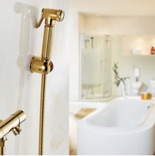 Handheld Toilet Bidet Sprayer Hygienic Douche Shower Hose Portable Bathroom Kit