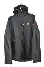 KARRIMOR Elite Black Softshell Jacket size M Mens Full Zip Casual Outdoors