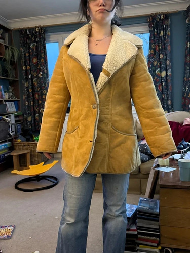 Antartex sheepskin coat - antartex,