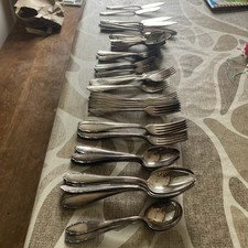 A Partial Set Of Vintage WMF Silver Plated Cutlery 50+ Pieces