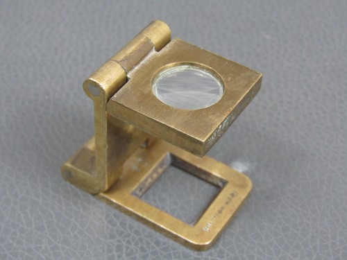 Antique brass thread counter