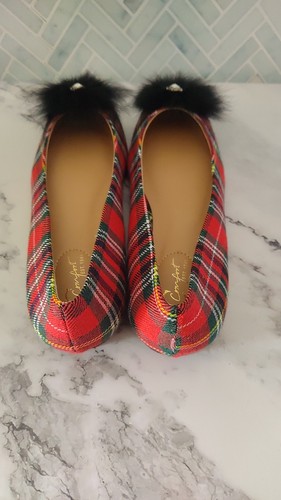 Comfort women plaid ballet - women's,