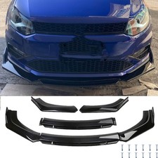 Gloss black front bumper - gloss,