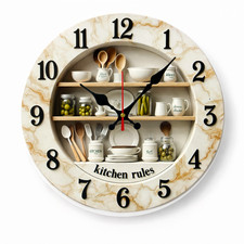 2D Flat Kitchen Rules Design