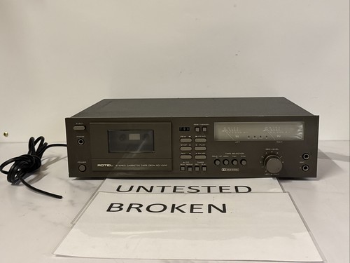 Rotel 1000 stereo cassette - rotel,
