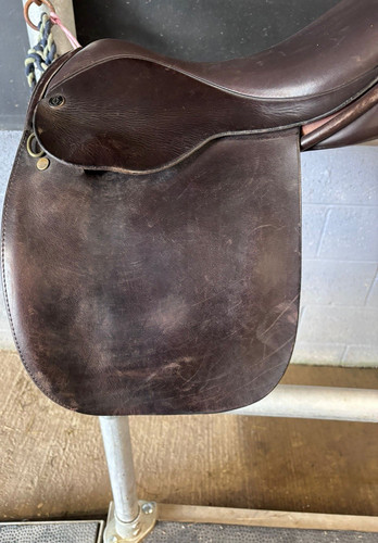 Leather showing saddle - leather,