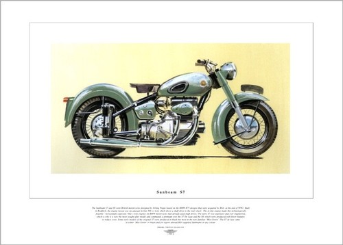 Sunbeam motorcycle fine - s7,