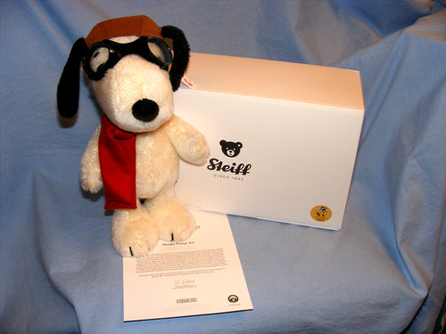 Steiff snoopy flying - flying, ace