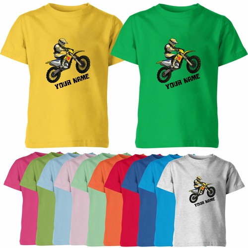 Personalised bikers kids boys - bikers,