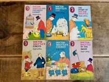 Hugh Lofting DOCTOR DOLITTLE x 6 inc CIRCUS, ZOO & IN THE MOON Vintage Puffins