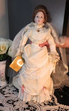 The Franklin Heirloom Dolls Aleksandra, The Faberge Winter Bride, Victorian Brid