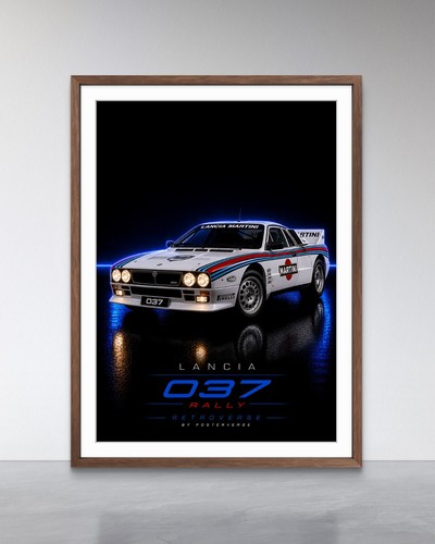 Lancia 037 rally retro car - lancia, |