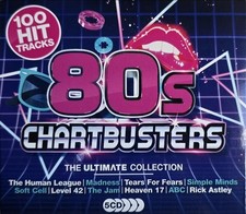 80s Chartbusters 5 CD Box Set - 2017 ULTIM5CD025 Mint Condition