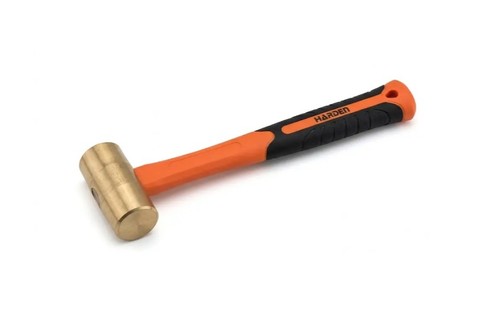 Harden 2lb 907g brass hammer - brass,