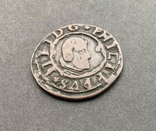 Spanish 16 Maravedis Coin -