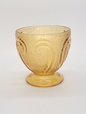 Bagley Art Deco Amber Glass