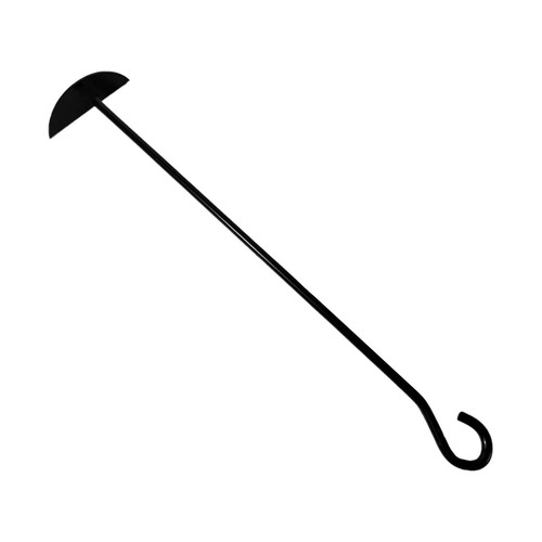 Ash rake scraper - wood, burner