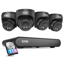 ZOSI 4CH DVR 5MP PoE CCTV