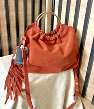 Mango new real suede - mango, leather