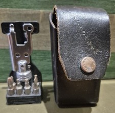 Leatherman Vintage adaptor tool in Leather pouch