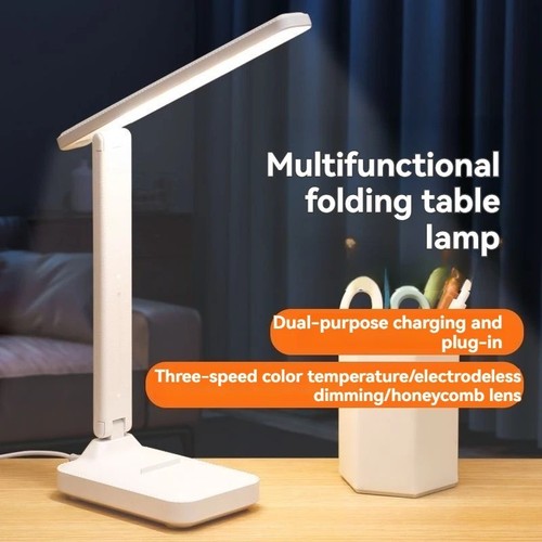 Led desk lamp black usb - led,