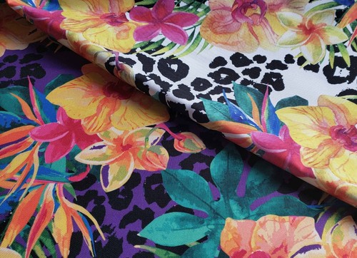 Orchids water resistant canvas - water,