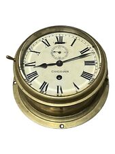 C1920’s Bulk Head Brass Large Ships Clock By Chadburn Liverpool