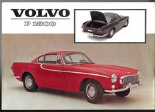 Volvo P 1800 Coupe 1962-63 UK Market Single Sheet Sales Brochure