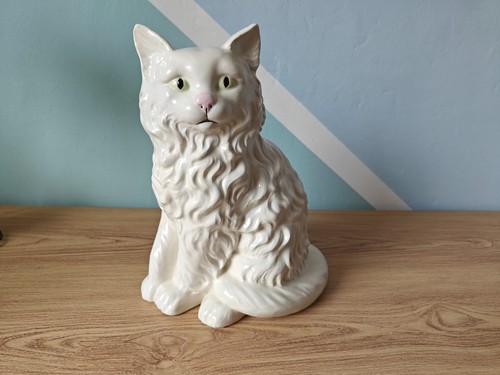 Vintage large white - , ceramic